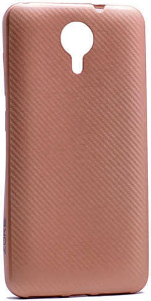 ZORE IZORE ANDROID 4G ile Uyumlu Gold SILIKON KAPAK - Görsel 2