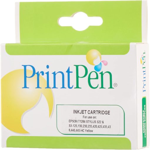 PRINTPEN EPSON T1284XL Sarı Yüksek Kapasite (13ml.) Muadil Mürekkep Kartuşu - Görsel 4