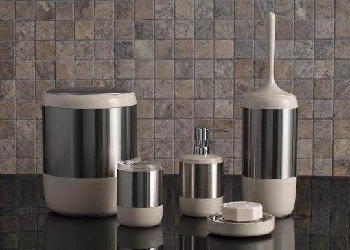 Trading Primanova M-Sas04-09 Lima Xl 5 Parça Banyo Takımı Seti Bej