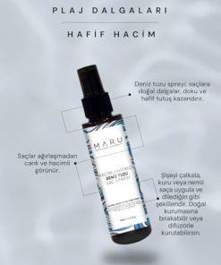 Alternative view of Maru Deniz Tuzu Saç Spreyi - Doğal Dalga Sağlayan ve Hacim Veren Saç Spreyi - 150 ml