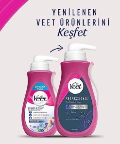 Alternative view of Veet Hassas Ciltler İçin Tüy Dökücü Krem 400 mL & Yüz Ağda Bandı 20'li