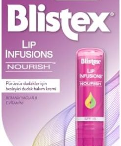 Alternative view of Blistex Lip Infusions Hydration Uzun Süreli Nemlendirici Dudak Bakım Kremi + Blistex Lip Infusions Nourish SPF 15 Güneş Koruyucu Besleyici Dudak Bakım Kremi