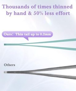 Alternative view of bedace Kadınlar için Cımbız, yataklı Çorap Çorabı 4 Paket Kaşlar için Hassas Cımbız, Profesyonel Eğimli Uçlu Cımbız Seti, Batmış Saçlar için, Hediye için Deri Seyahat Çantalı Günlük Güzellik Aracı