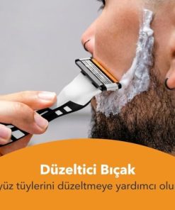 Alternative view of BIC Hybrid 5 Flex 4'lü Yedek Tıraş Bıçağı Kartuşu (5 Bıçak), 5 Nano Teknolojik Titanyum Bıçak, E Vitamini ile Zenginleştirilmiş Geniş Kayganlaştırıcı Bant