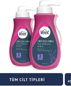 Alternative view of Veet Professional Tüy Dökücü Krem Tüm Ciltler için 800 ml (400 ml x 2)