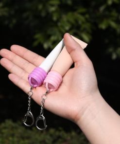 Alternative view of Yaz Cuma günleri ile uyumlu 2'li Paket Anahtarlık Kep 0.5 oz Dudak Balsamı, Metal Klipsli Taşınabilir Dudak Parlatıcı Tutucu, Çanta, Anahtar ve Seyahat için Dudak Balsamı Yedek Kapak (SADECE Kapak