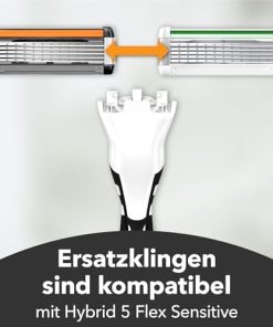 Alternative view of BIC Flex 5 Hybrid Tıraş Bıçağı Seti 1 Gövde + 10 Yedek Başlık 5 Bıçaklı Erkek Tıraş Bıçağı