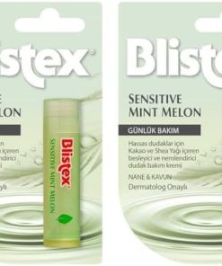 Blistex Sensitive Mint Melon Uzun Süreli Nemlenmeyi Destekleyen Kurtarıcı Dudak Bakım Kremi 4.25 g 2li paket