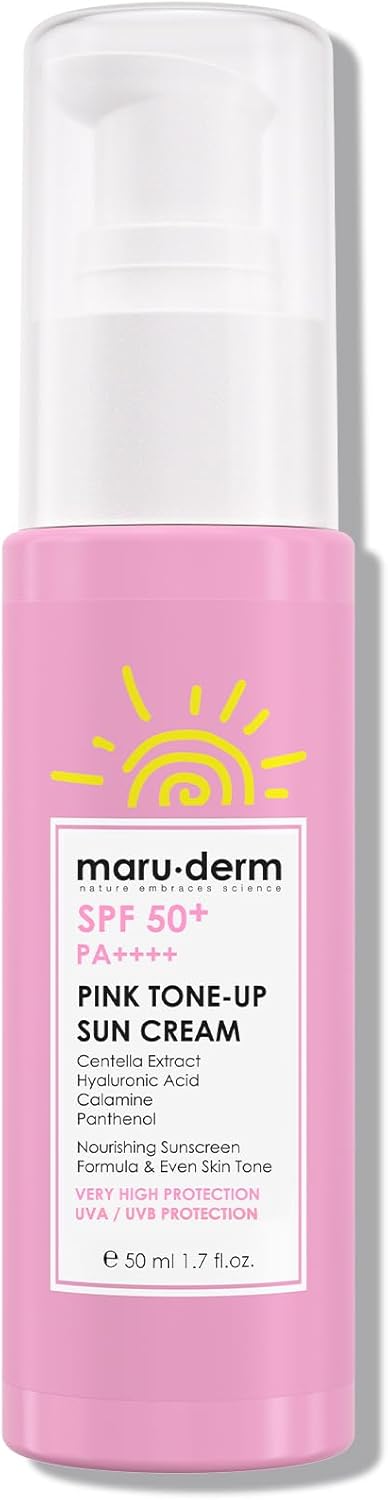 Maruderm SPF 50+ Pembe Ton Eşitleyici Güneş Kremi 50 ml