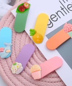 Alternative view of SOFPLATE 100 adet meyve reçine takılar düz arka reçine süslemeler toplu opak renkli çeşitli 3D kek papatya çiçeği Kawaii Cabochons aksesuarları takı tırnak saç klipleri telefon kılıfları DIY el