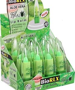 Alternative view of BioRLX 99% Aloe Vera Renkli Dudak Balsamı, Nemlendirici, Dudak Dolgunlaştırıcı, Sıcaklık Renk Değişimi Ruj, Uzun Ömürlü Besleyici Aloe Vera