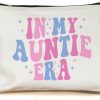 NMPCreativeStore In My Auntie Era Makyaj Çantası - Teyze İçin Bebek Duyurusu - Yeni Bebek Hediyeleri - Teyze Makyaj Çantası - Anneler Gününde Teyze İçin Makyaj Çantası Hediyeleri - Doğum Günü- Noel,