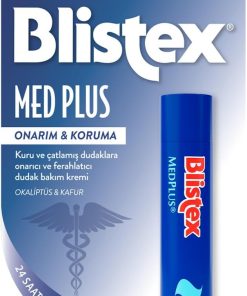 Blistex Medplus Kuru ve Çatlamış Dudaklara Onarıcı ve Ferahlatıcı Dudak Bakım Kremi SPF 15