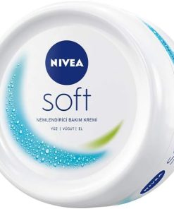 NIVEA Soft Krem, 200 ml, Nemlendirici Bakım Kremi, Yüz, Vücut, El, Jojoba Yağı ve E Vitamini ile Cilt Bakımı, Anında Emilen Hafif Formül, Tüm Ciltler için