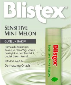 Blistex Sensitive Mint Melon Uzun Süreli Nemlenmeyi Destekleyen Kurtarıcı Dudak Bakım Kremi 4.25 g