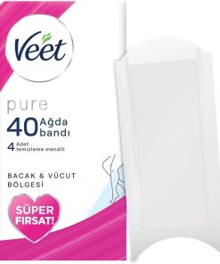 Veet Pure Ağda Bandı promo 40lı