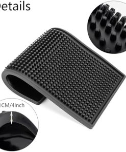 Alternative view of GoLashFun 2 ADET Kauçuk Bar Mat 6"x12" Kaymaz PVC Bar Servis Paspasları Esnek Dökülme Boşaltma Silikon Mat Berber İstasyonu, Kuaför Salonu ve Bar Aksesuarları için