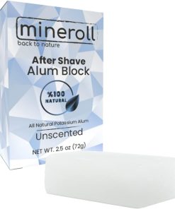 Mineroll Traş Sonrası Cilt Şapı, Cilt Lekelerine İyi Gelir, Kanamayı Durdurur, Kadın & Erkek İçin, Jilet Yanıklarına İyi Gelir, Cildi Yumuşatır, 72 gr