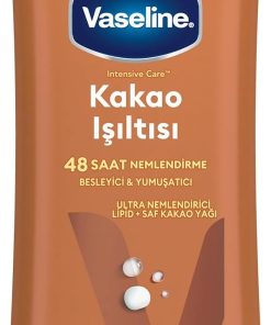 Vaseline Vücut Losyonu Kakao Işıltısı Parlaklığını Kaybetmiş ve Kuru Ciltler İçin 200 ml
