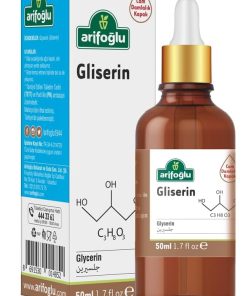Arifoğlu Gliserin 50ml | Cildinizi nemlendirir ve yumuşatır. Kuru ciltler için ideal doğal bakım sağlar / Arifoğlu Glycerin 50ml, moisturizes and softens skin. Ideal for dry skin with its natural care