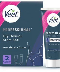 Veet Professional Bikini Bölgesi Tüy Dökücü Krem Seti (50 ml + 50 ml) x 2 Adet