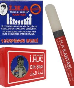 İHA Cilt Şapı ve Kan Taşı Seti, 70 gr Cilt Şapı, 1 Kalem Kan Taşı, 20'li Kullan-At Kan Taşı