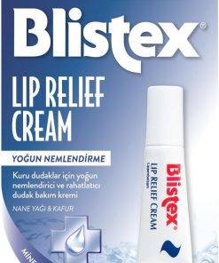 Blistex Lip Relief - Kuru ve Çatlamış Dudaklara Onarıcı ve Rahatlatıcı Dudak Bakım Kremi 1 Adet