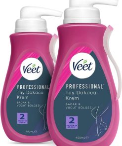Veet Professional Tüy Dökücü Krem Tüm Ciltler için 800 ml (400 ml x 2)