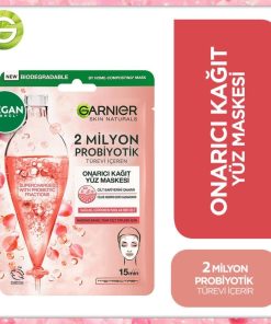 Garnier 2 Milyon Probiyotik Türevi İçeren Onarıcı Kağıt Yüz Maskesi