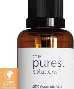 The Purest Solutions, C Vitamini Aydınlatıcı ve Cilt tonu Eşitleyici Cilt Bakım Serumu 30 ml (%10 Ascorbic Acid & Ferulic Acid%0,5)