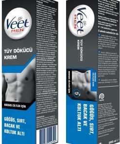 Veet Men Tüy Dökücü Krem Erkeklere Özel Hassas Ciltler için (1 x 200 ml)